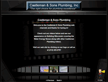 Tablet Screenshot of castlemanplumbingtv.com